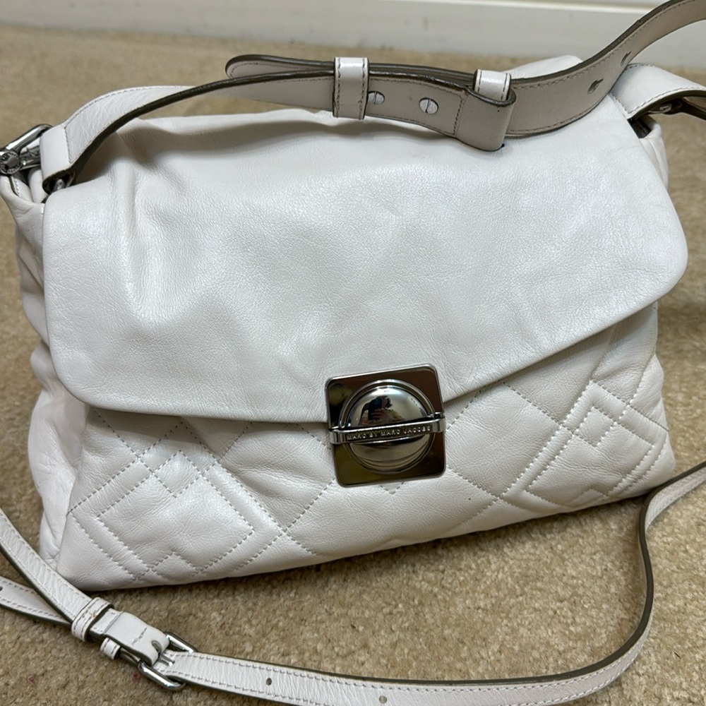 Marc Jackobs Leather purse white